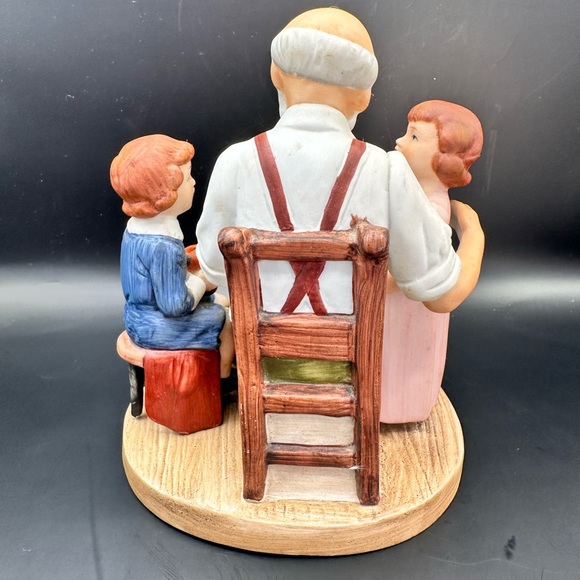 Norman Rockwell Figurine The Toy Maker Porcelain 1981 Collectors Limited Edition - Picture 4 of 6